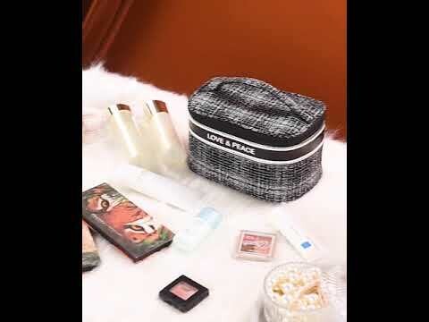 PORTACOSMETICO BOLSO DE MANO PARA COSMETICOS GRAN CAPACIDAD