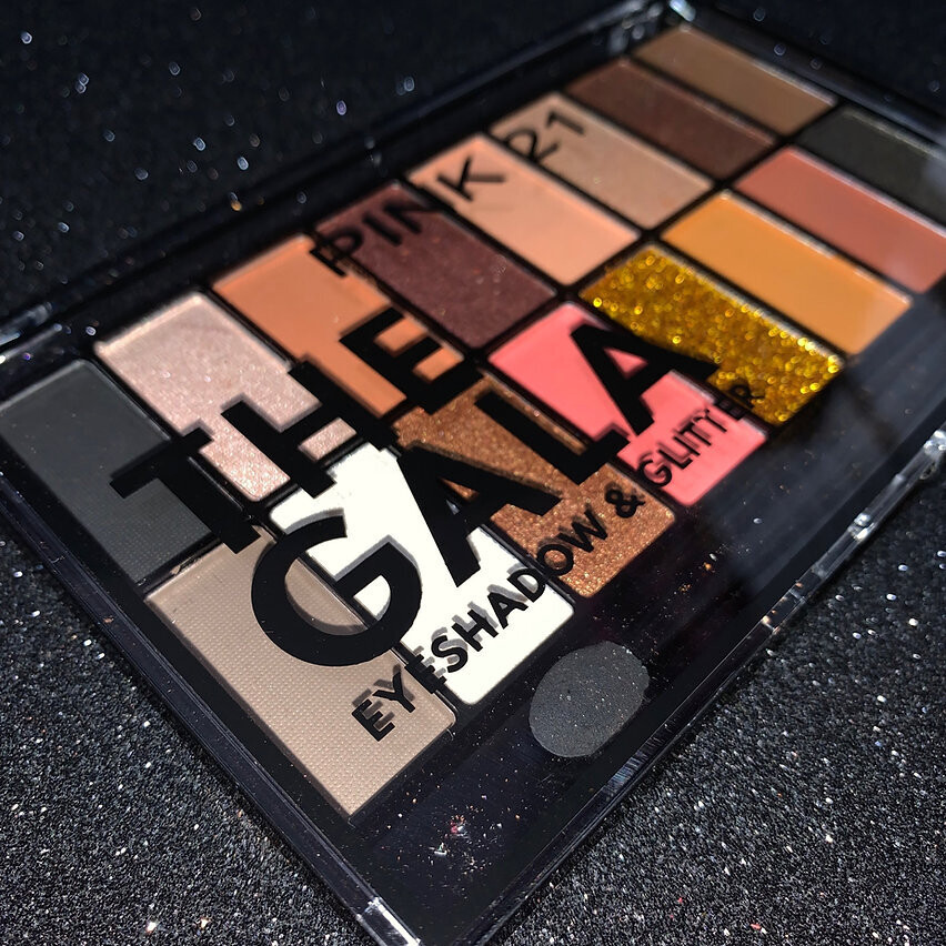​PALETA DE SOMBRAS MATTE, SATINADAS Y GLITTER THE GALA EYESHADOW PINK21