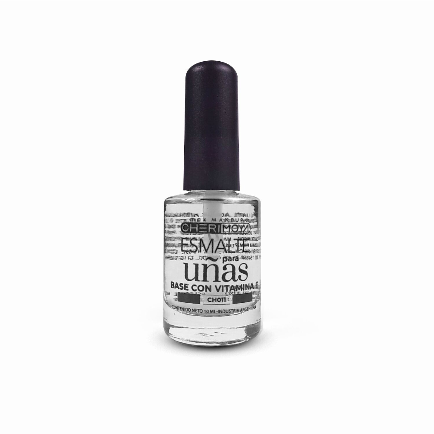 Esmalte uñas Base con Vitamina E  10ml CHERIMOYA