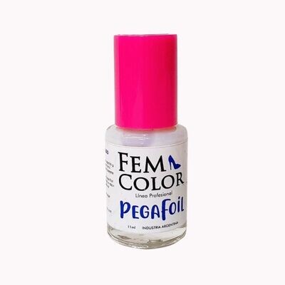 ADHESIVO PARA PEGAR PAPEL FOIL TRANSFERIBLE FEMCOLOR  11ML LFME