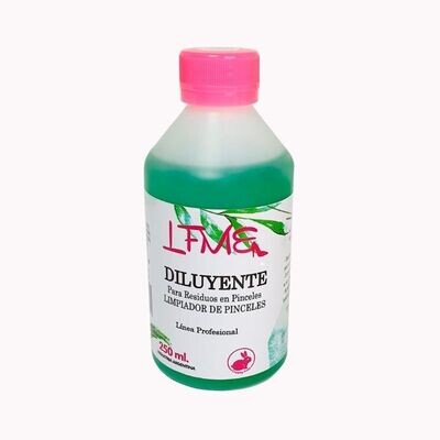 LIMPIADOR DE PINCELES DILUYENTE 250ML LFME