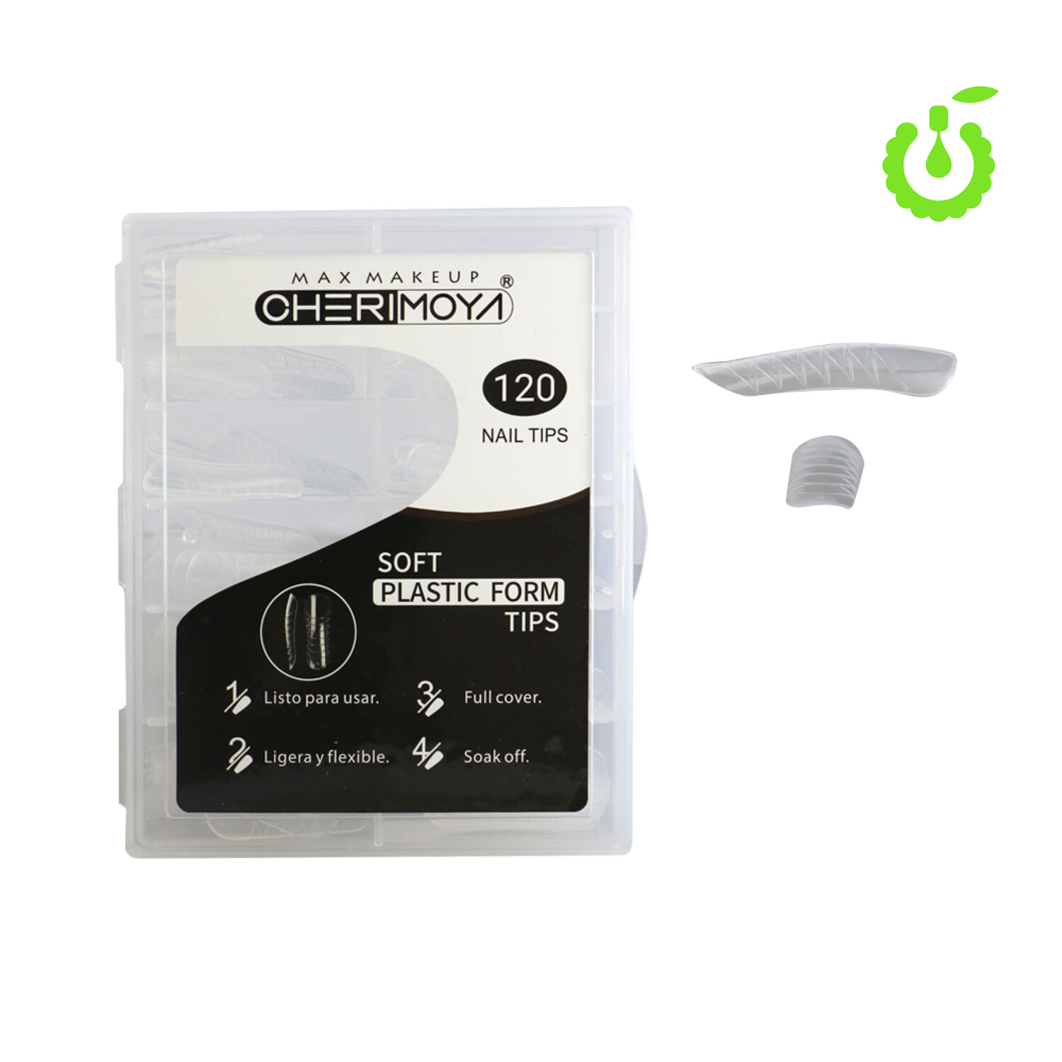 BH001192 CAPSULA DUAL SYSTEM UÑAS ESCULPIDAS X120 PCS CHERIMOYA