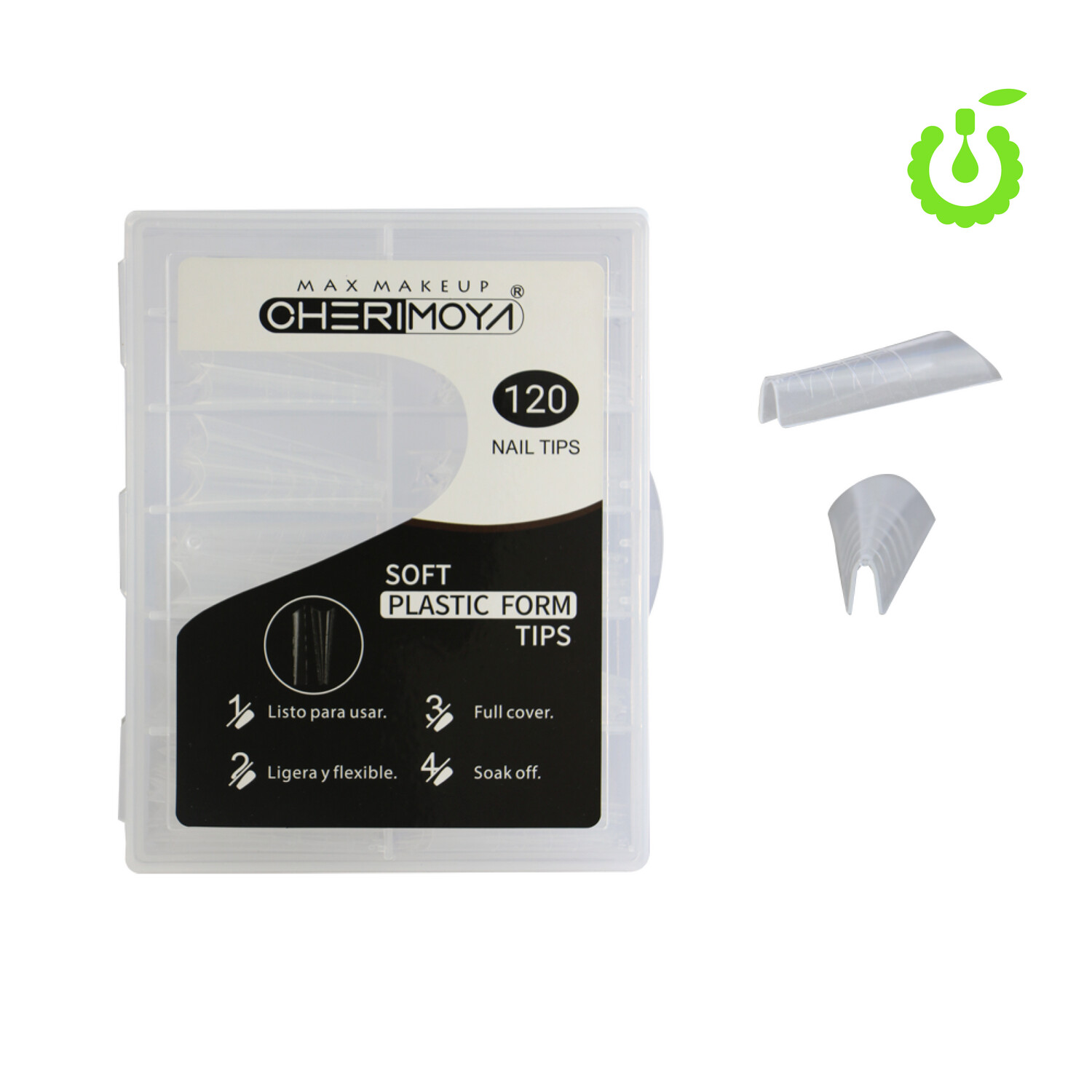 BH001195 CAPSULA DUAL SYSTEM UÑAS ESCULPIDAS X120 PCS CHERIMOYA