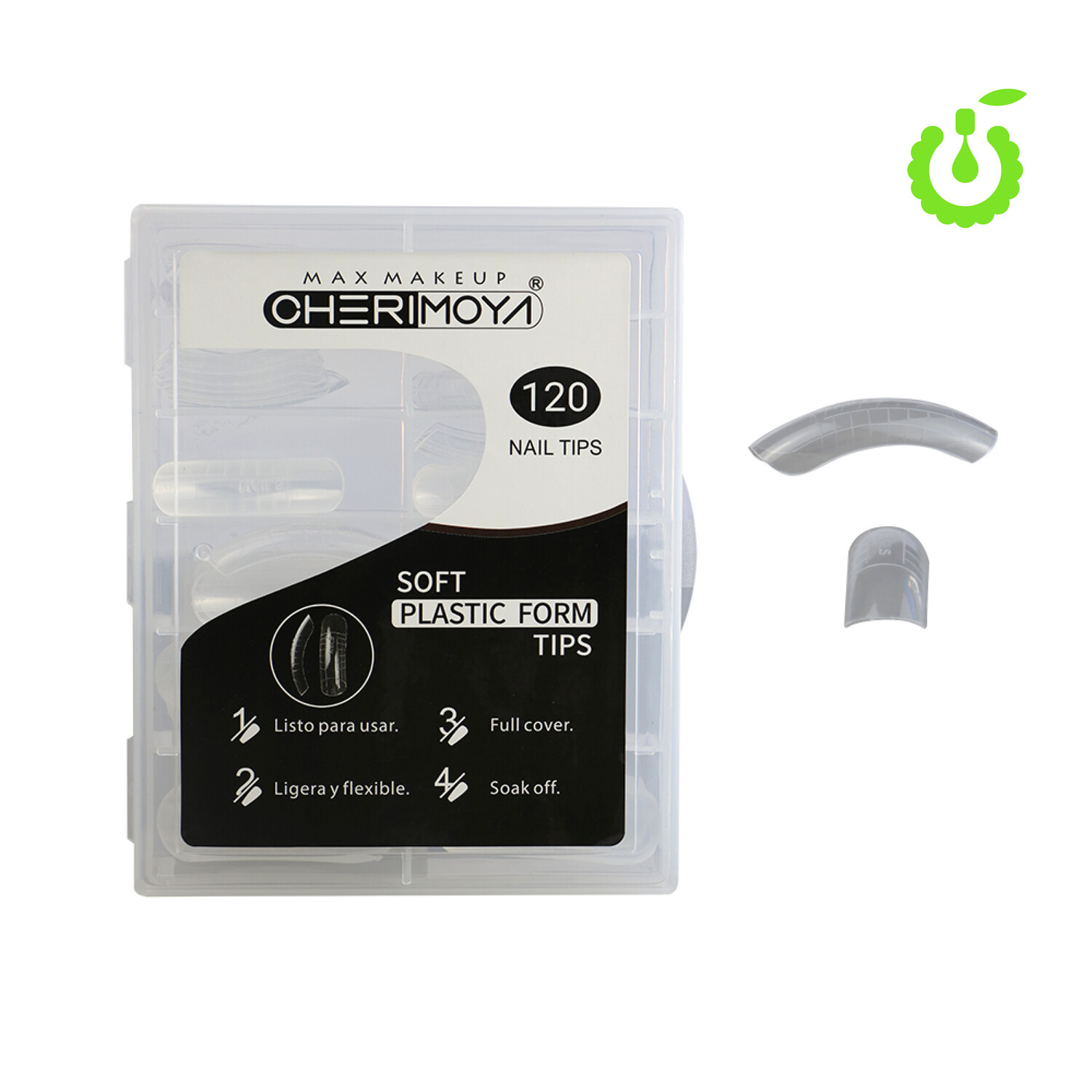 BH001188 CAPSULA DUAL SYSTEM UÑAS ESCULPIDAS X120 PCS CHERIMOYA