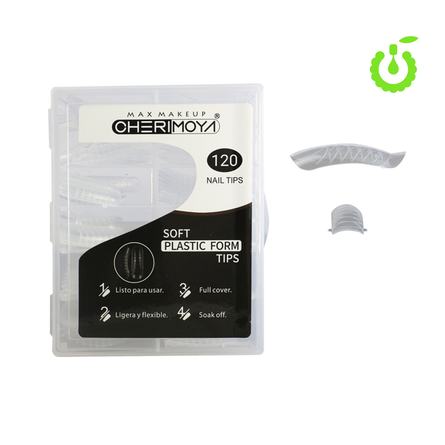 BH001198 CAPSULA DUAL SYSTEM UÑAS ESCULPIDAS X120 PCS CHERIMOYA