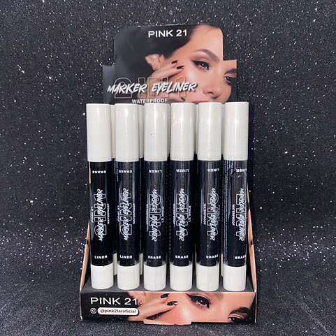 DELINEADOR CON BORRADOR &quot;2N1&quot; MARKER EYELINER - PINK21