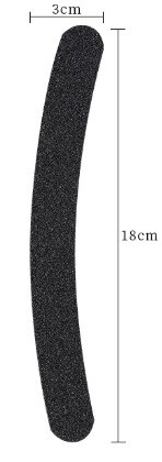 REPUESTO NEGRO LIMA DE METAL CURVO 100/180GR