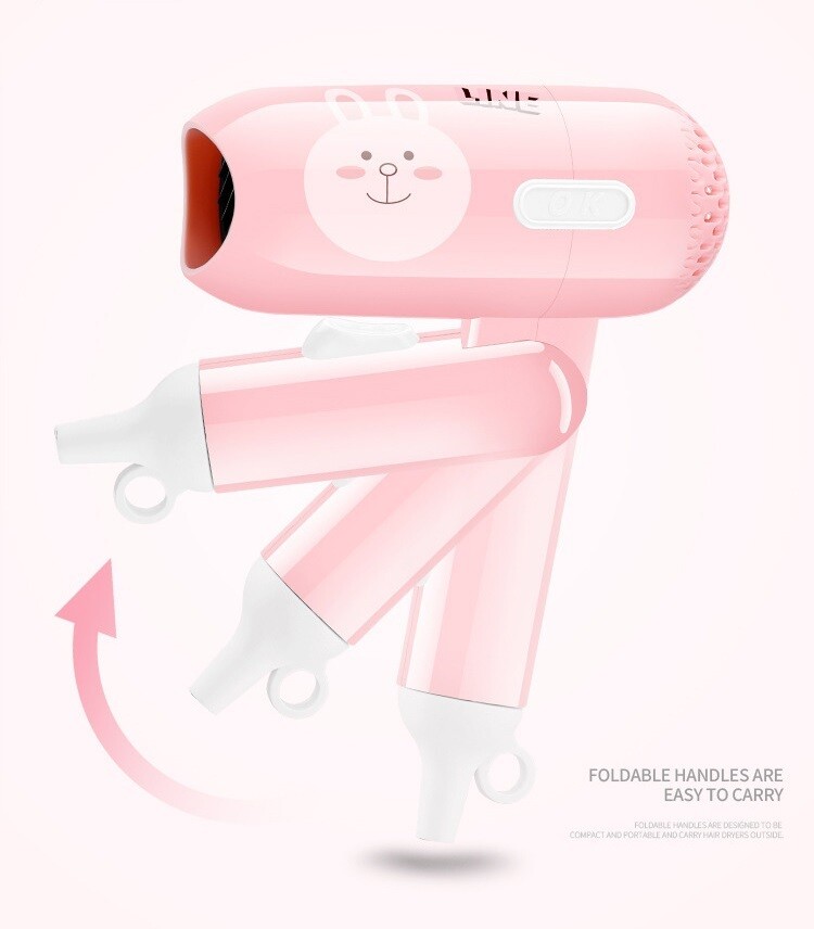 MINI SECADOR DE PELO PLEGABLE 220W