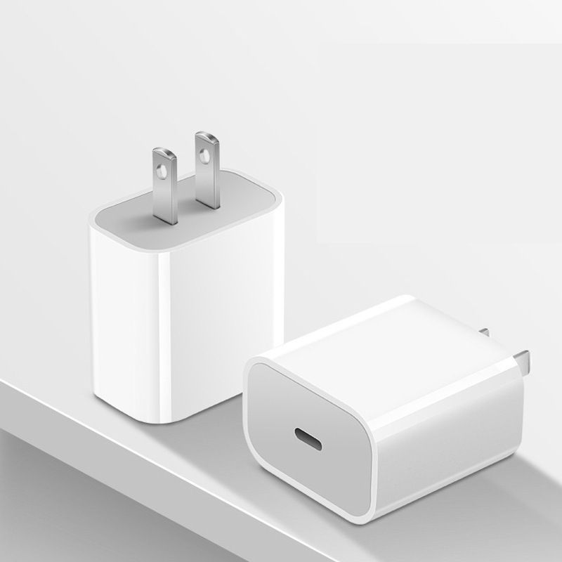 ADAPTADOR DE CARGADOR TIPO C 20W CARGA RAPIDA BLANCO