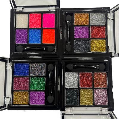 SOMBRA GLITTER X 6 COLORES 7.5G ART.2648 TEJAR