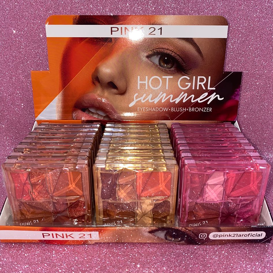 RUBOR+SOMBRA +BRONZER HOT GIRL SUMMER PINK21
