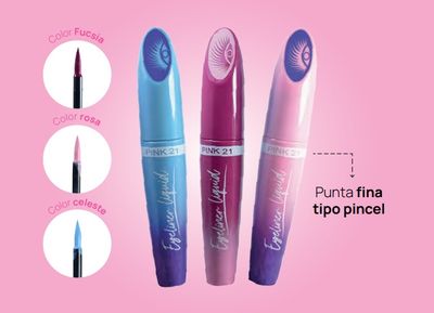 DELINEADOR LIQUIDO COLOR EYELINER LIQUID - PINK21