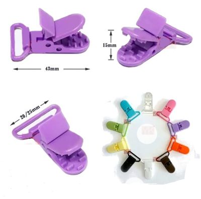PORTA CHUPETE CON CINTA 50CM PAQUETE 3U