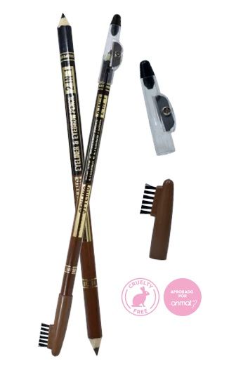 LAPIZ DELINEADOR DE OJOS Y CEJAS STYLING 2EN1 - PINK21