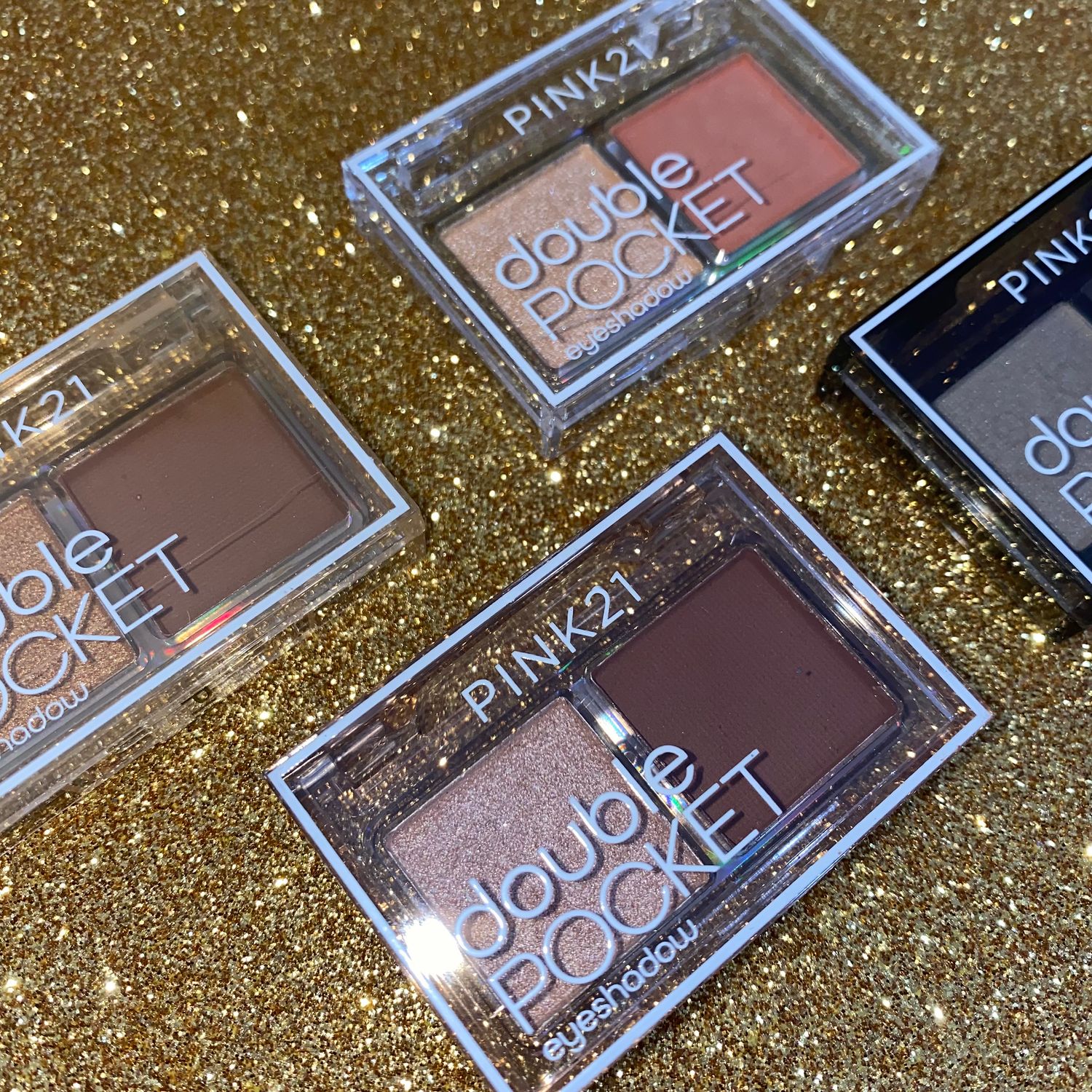 DUO DE SOMBRAS MATTE Y SATINADA &quot;DOUBLE POCKET&quot; PINK21