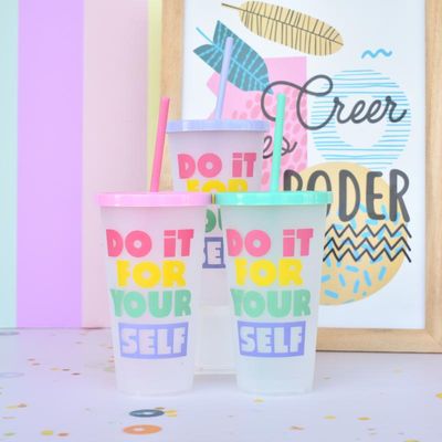 VASO CHIC CON SORBETE LISO