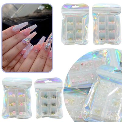 DECO PARA UÑAS CAJA X 6 DIVISIONES
