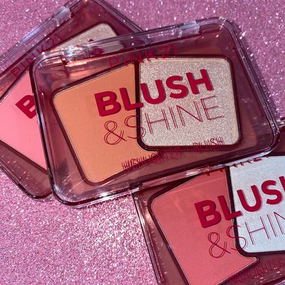 RUBOR E ILUMINADOR DUO &quot;BLUSH &amp; SHINE&quot; - PINK21