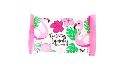 TOALLITAS HUMEDAS FLAMENCO CON FRAGANCIA -TYL