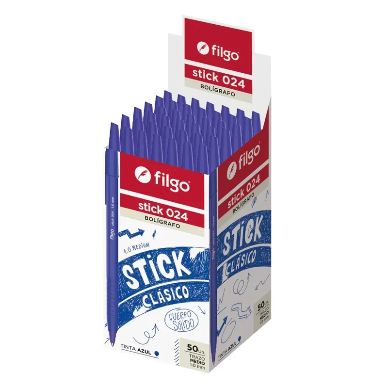 BOLIGRAFO FILGO STICK 0.24 AZUL