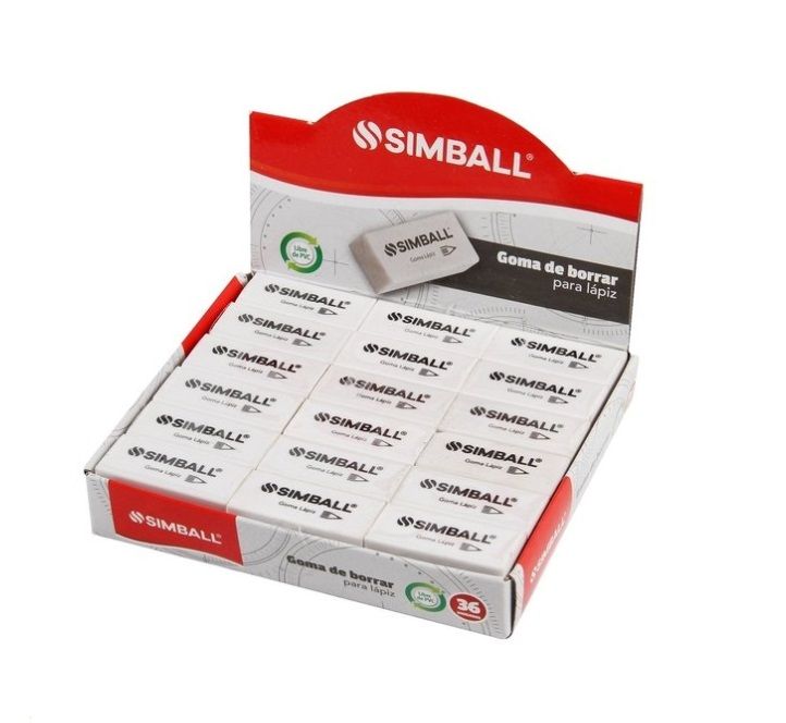 GOMA DE BORRAR LAPIZ SIMBALL