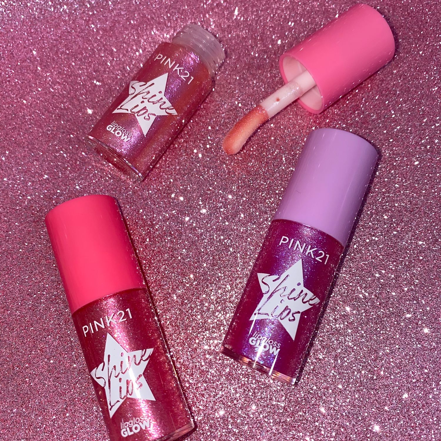 BRILLO LABIAL SHINE LIPS GLOW - PINK21