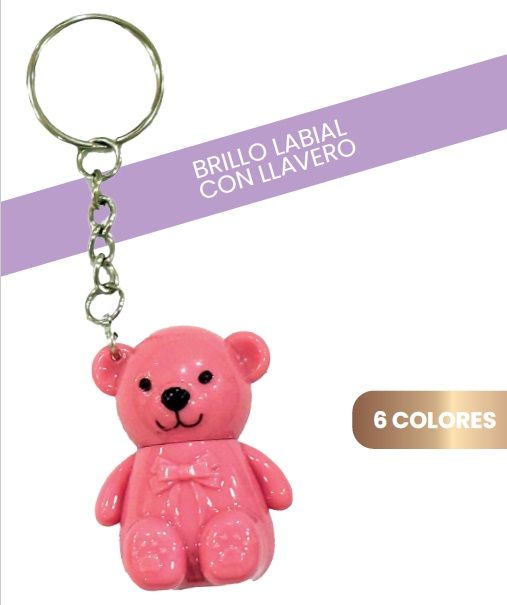 BRILLO LABIAL CON LLAVERO - 4ANGELS