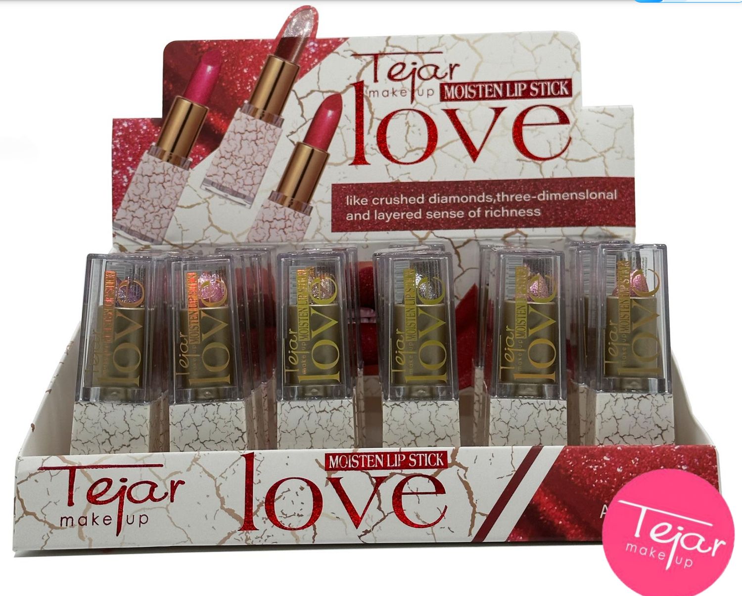 LABIAL LIPSTICK PEARL  LOVE  -3.8G  TEJAR