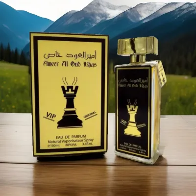 Perfume Ameer Al Oud Khas 100ml – Eau de Parfum Intenso, Edición VIP