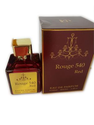 Perfume Rouge 540 Red 100ml – Eau de Parfum Intenso y Sofisticado