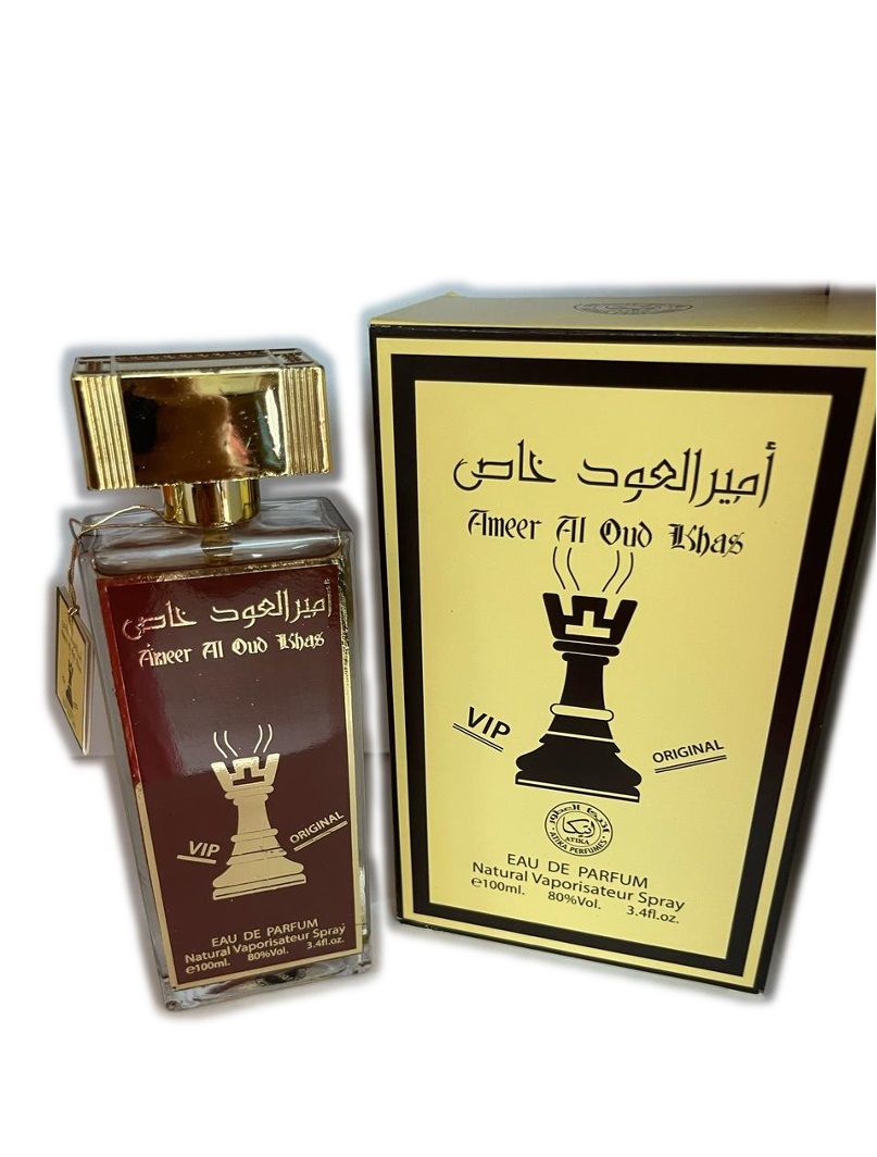 Perfume Ameer Al Oud Khas 100ml – Eau de Parfum Intenso, Edición VIP