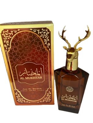 Perfume Al Mukhtar 100ml – Eau de Parfum Árabe Amaderado y Majestuoso