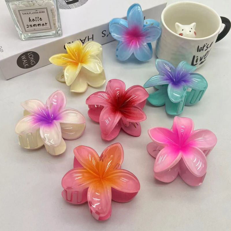 BROCHE FLOR GRANDE DEGRADE O CLÁSICO – MODELOS Y COLORES SURTIDOS