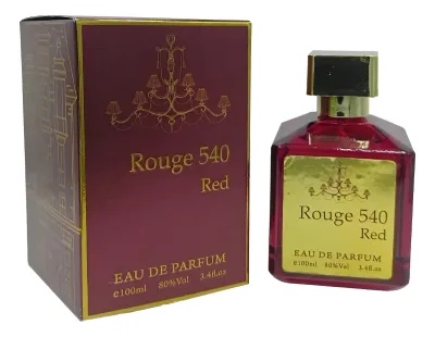 Perfume Rouge 540 Red 100ml – Eau de Parfum Intenso y Sofisticado