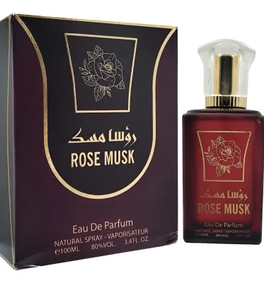 Perfume Rose Musk 100ml – Eau de Parfum Floral con Almizcle Elegante