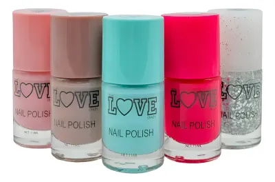 Pack X12 Esmaltes de Uñas Tejar Love Crazy Colores Surtidos