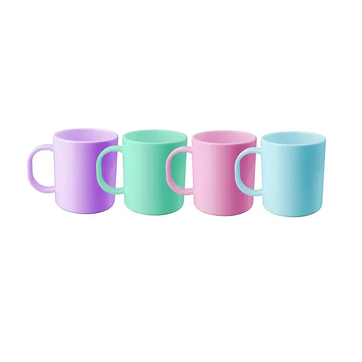 TAZA CLASICA COLOR PASTEL 330 ML