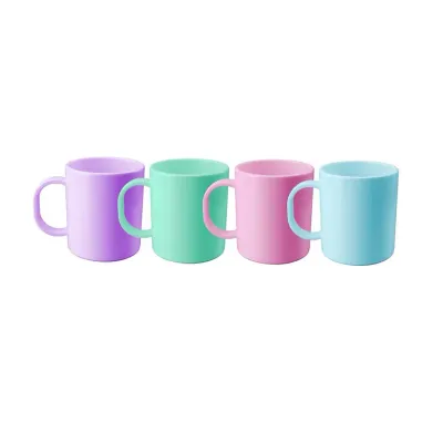 TAZA CLASICA COLOR PASTEL 330 ML