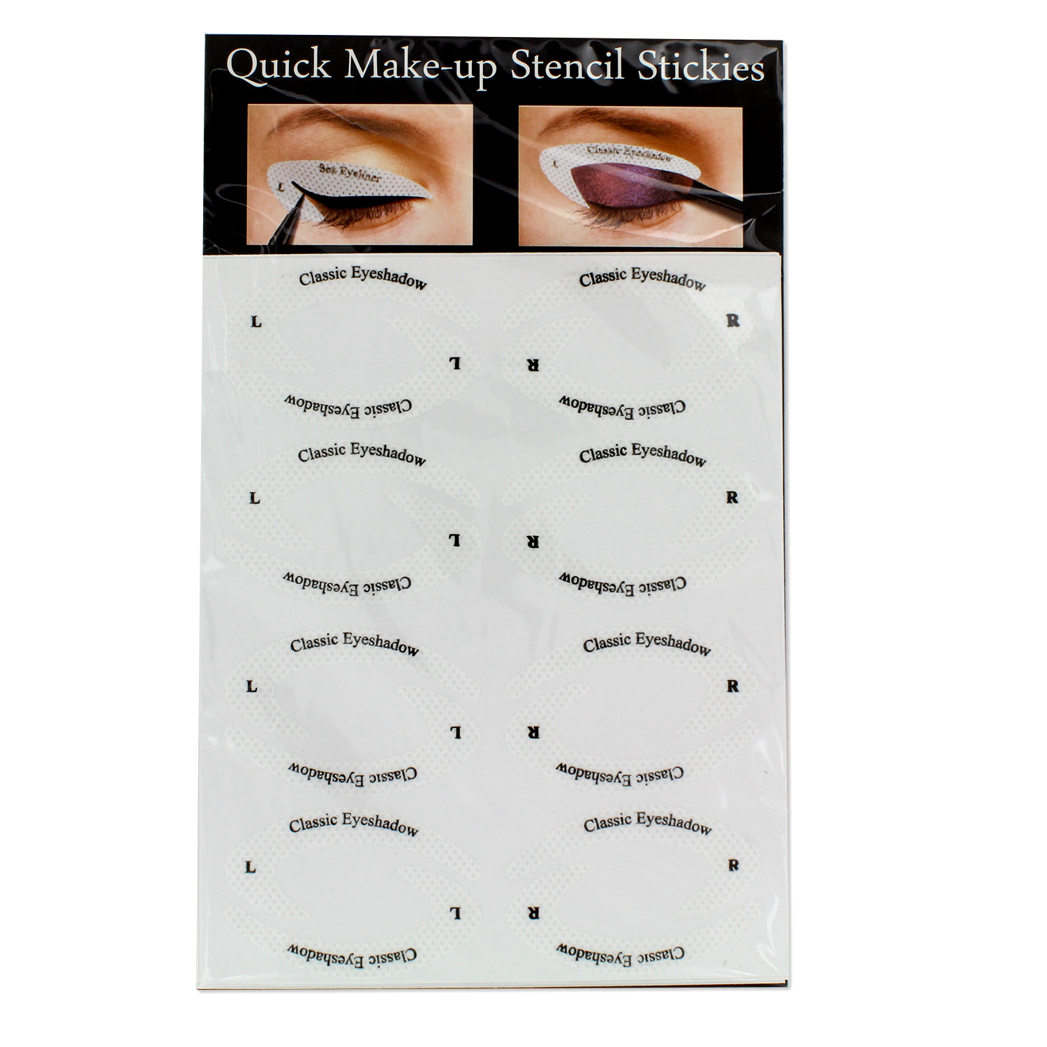 Plantillas Adhesivas Para Delineado Y Sombra De Ojos – Set Stencil Makeup