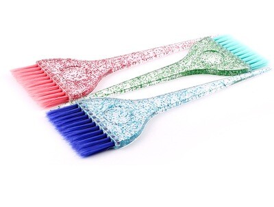 SET CEPILLO + BOWL PARA TINTE DE CABELLO CON PURPURINA