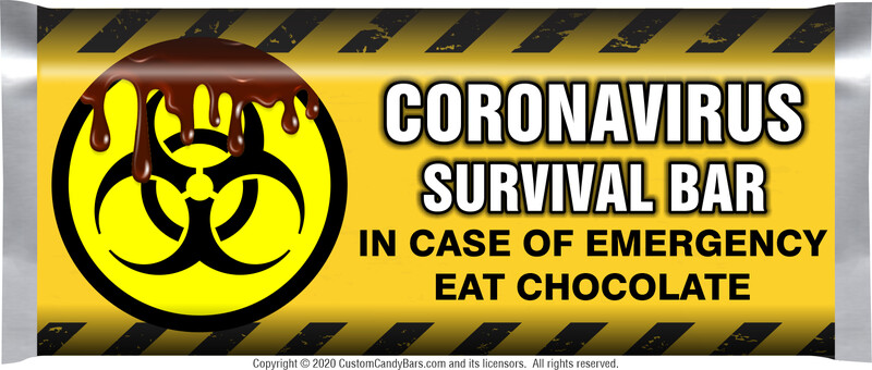Coronavirus Survival Candy Bar Wrappers 001