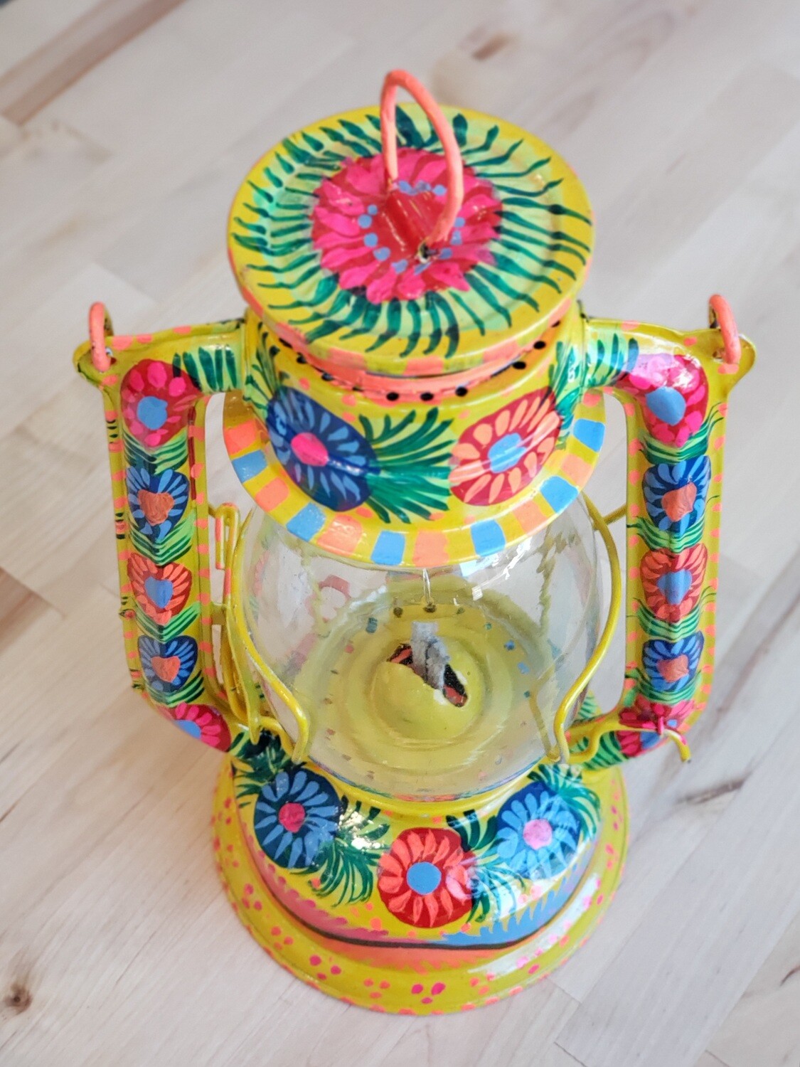 Hand Painted Lantern 01