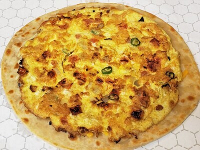 Desi Omelet paratha wrap