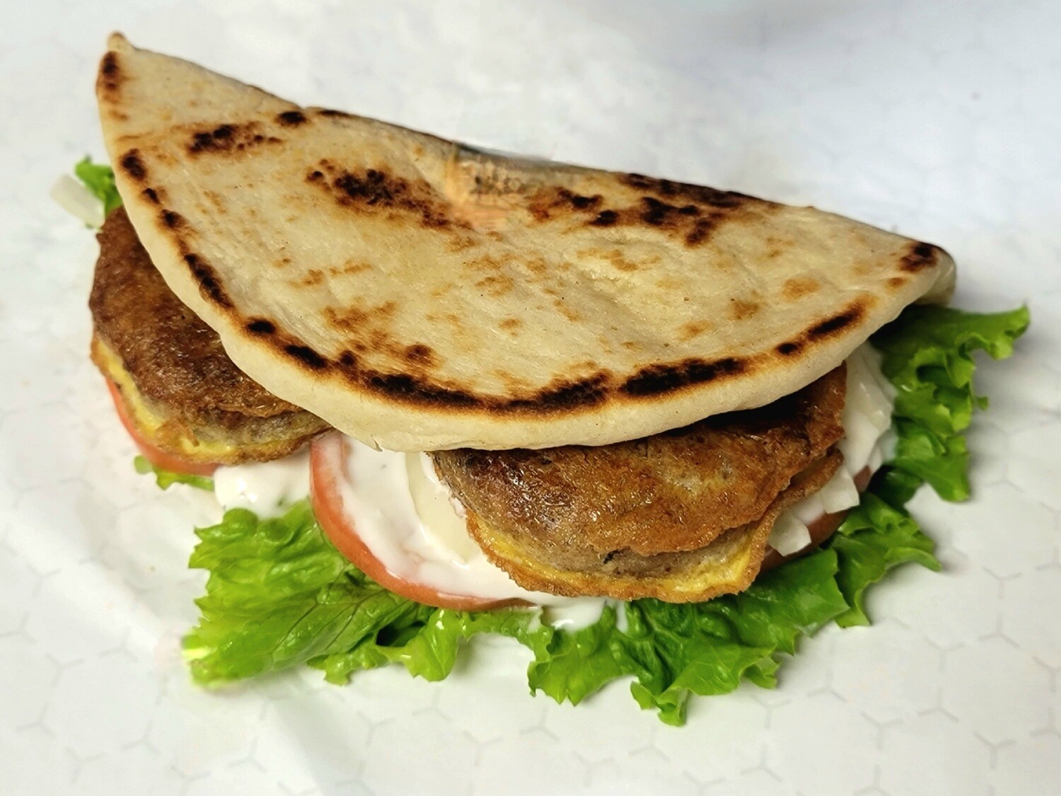 Chicken Shami sandwiches - pan