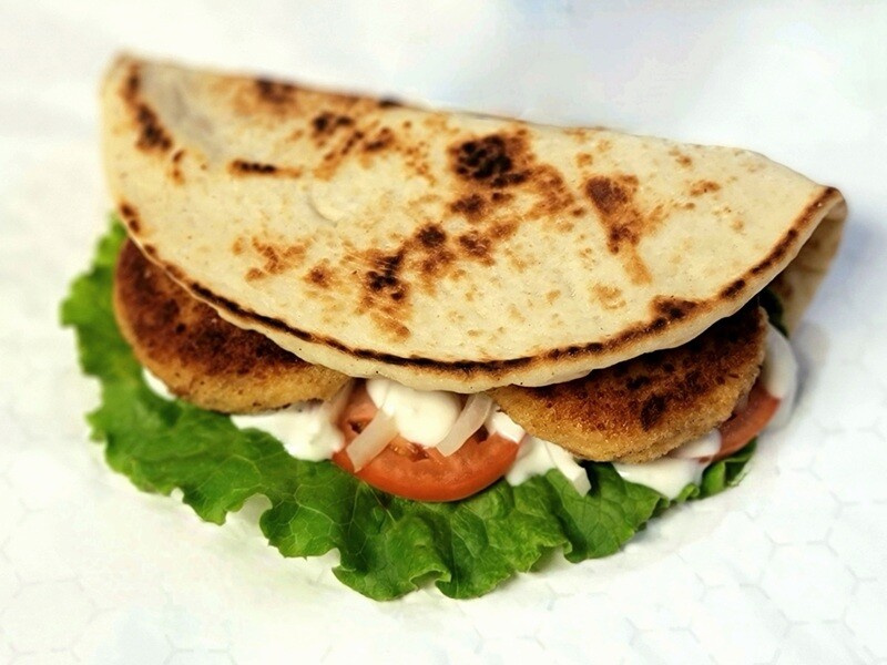Potato Cutlets Naan sandwiches - 10