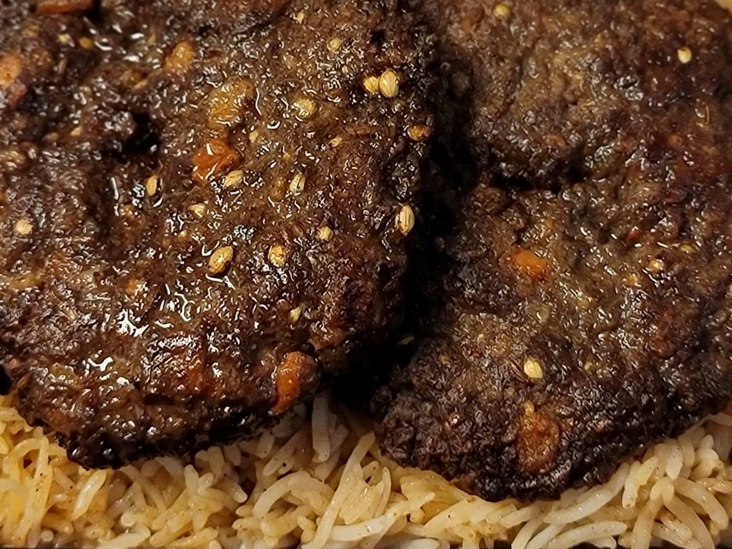 Peshawari Pulao with Chapli Kababs