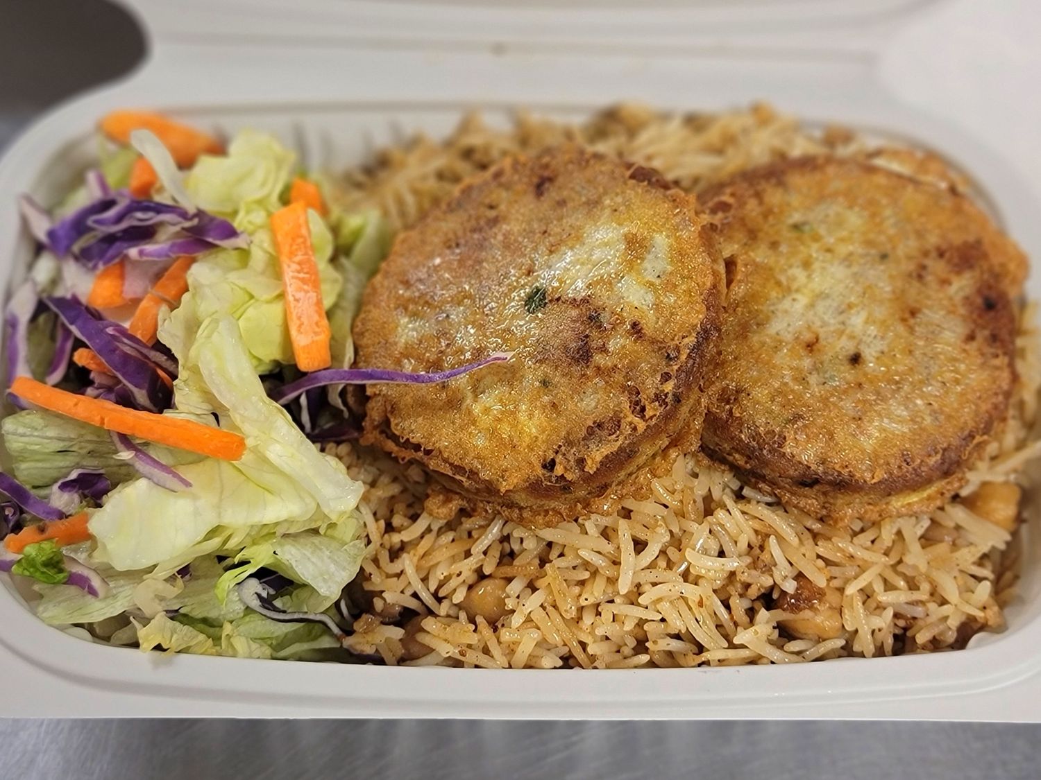 Peshawari Pulao with Shami Kababs