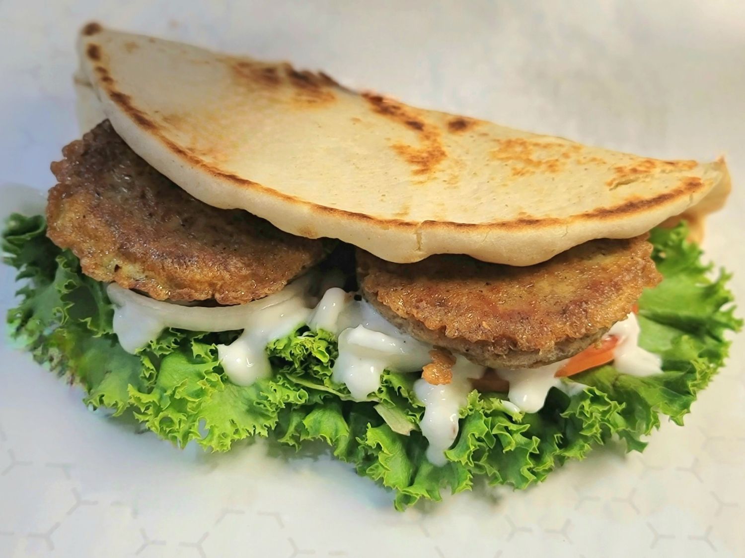 Chicken Shami Naan sandwiches - 10