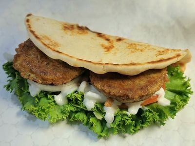 Chicken Shami Naan Sandwich