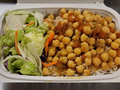 Cholay Dal over Rice